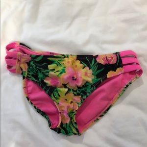 Floral two pice bathing suit